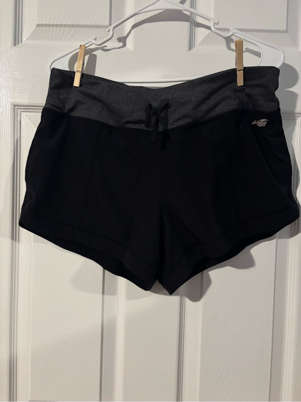 Avia Black Athletic Shorts with liner